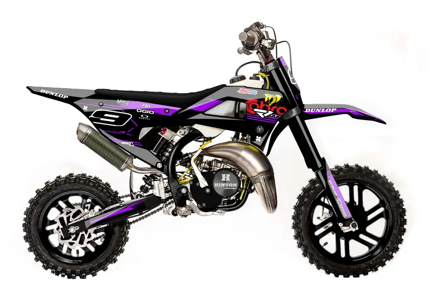 Race bike purple final