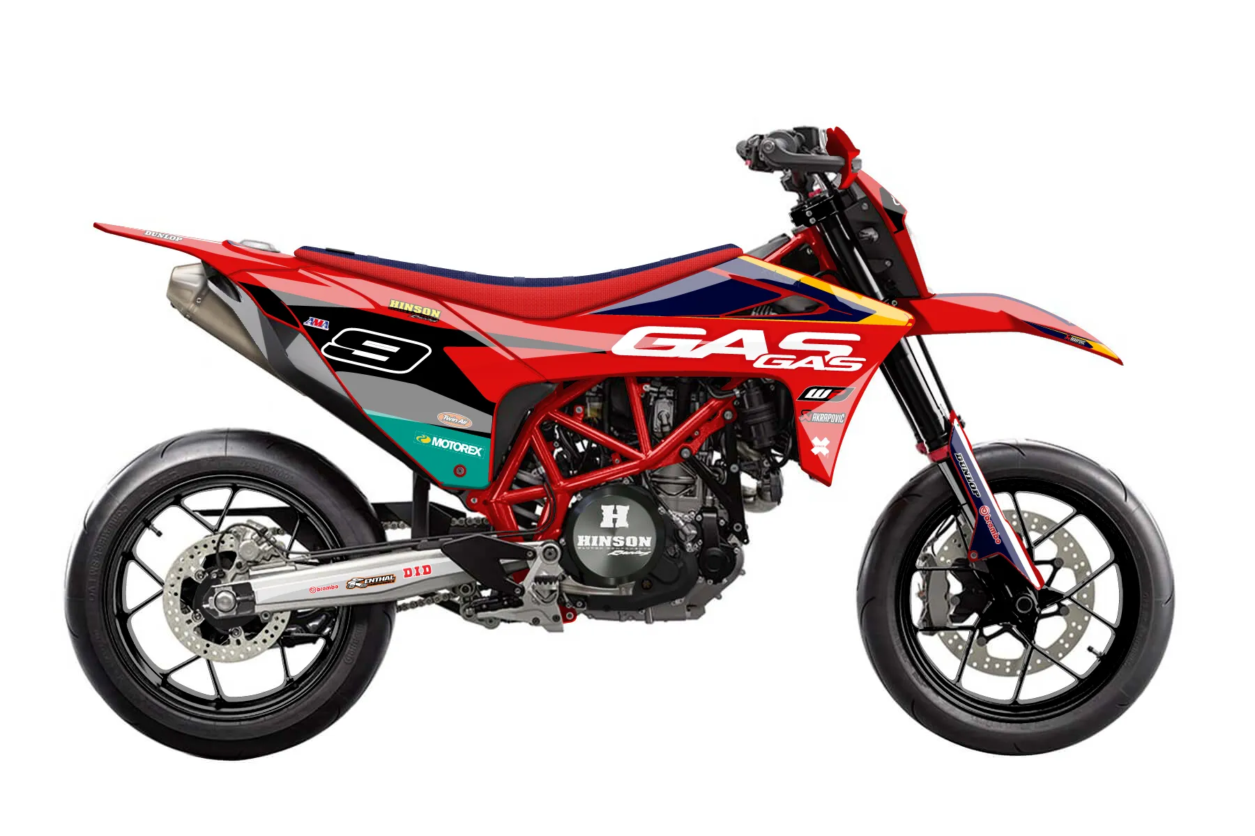 Checkered — Сбоку