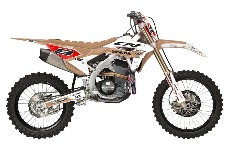 tan/white 2022- 2024 crf250