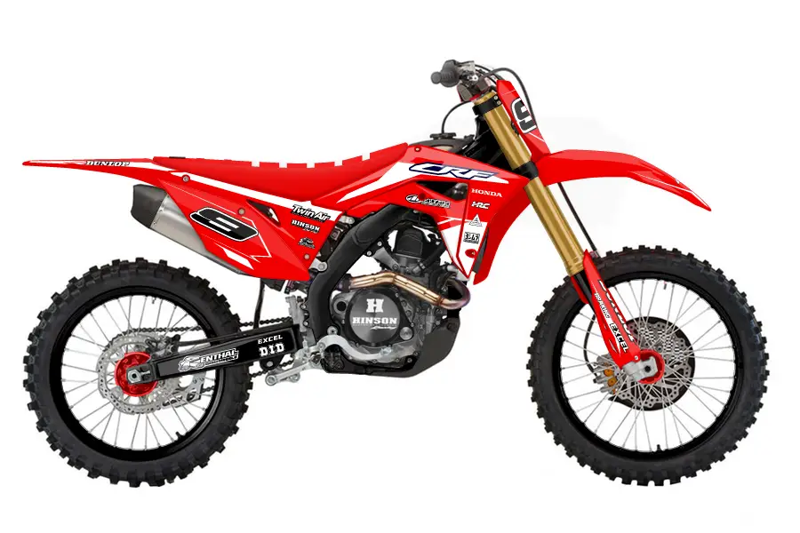 red and white design