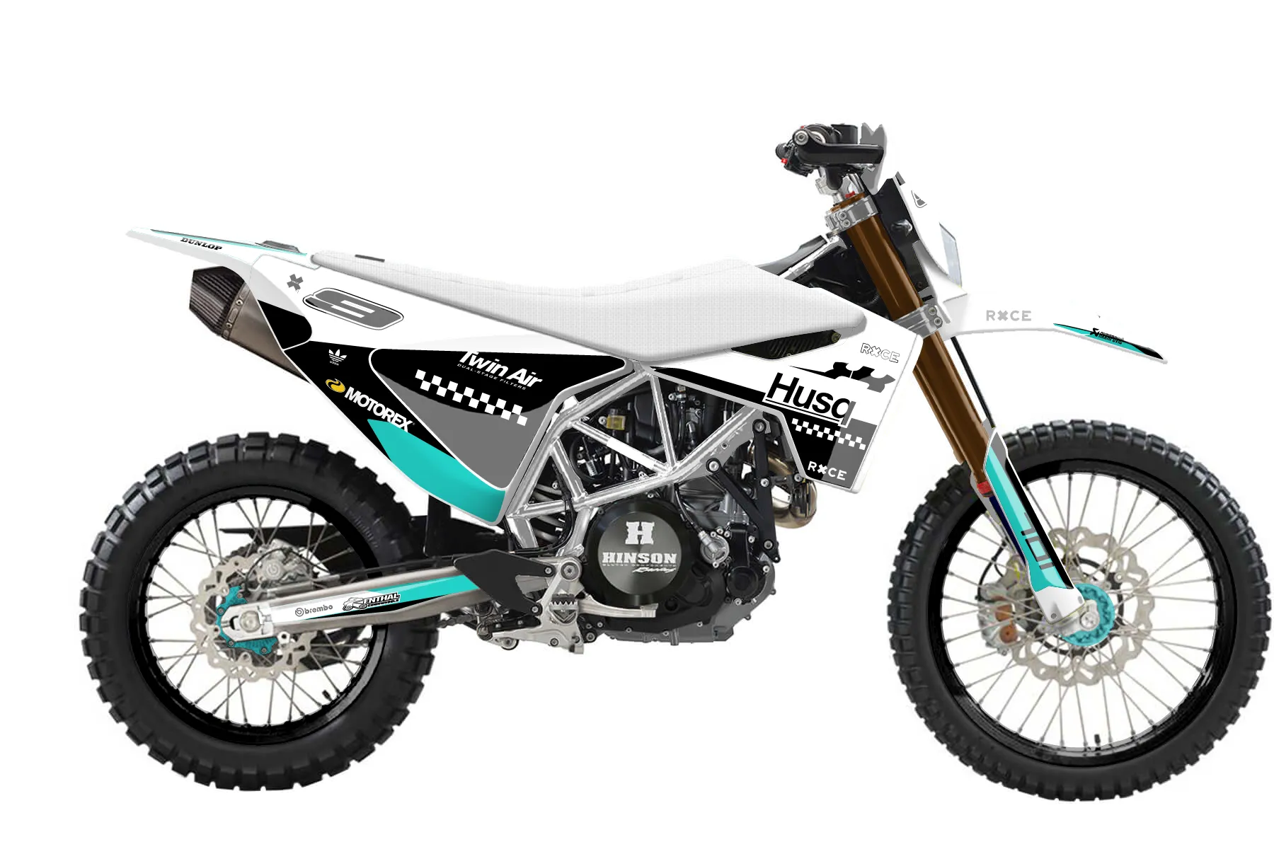 Weiss turkis — Сбоку