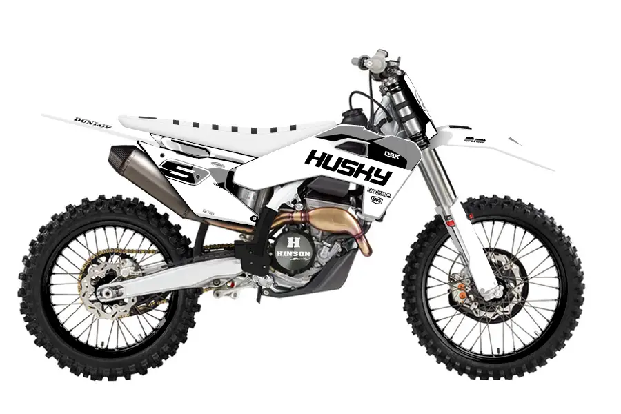 Husky 250 white topo