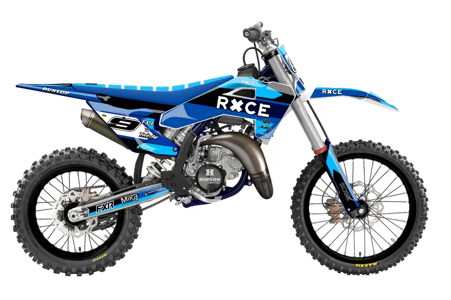 Blue white lepord print