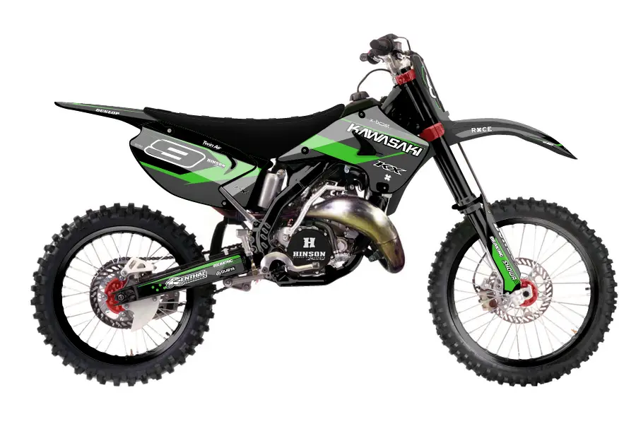 kx250 black grey green