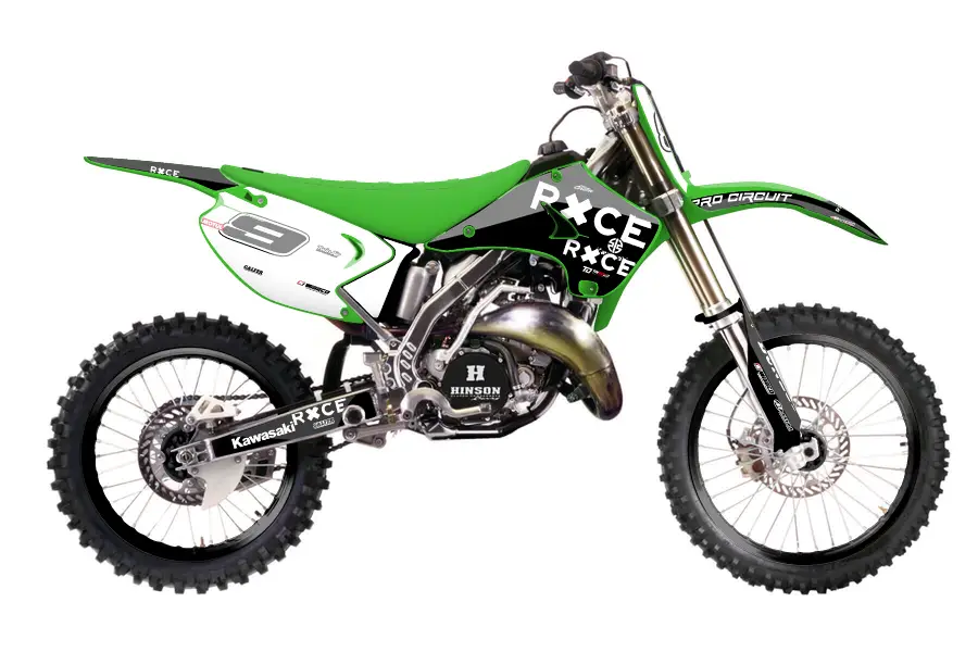 06 KX250 white plates
