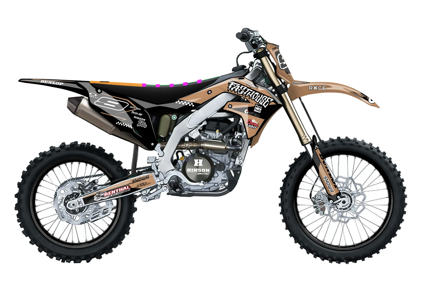 tan 23 kx450f — Сбоку