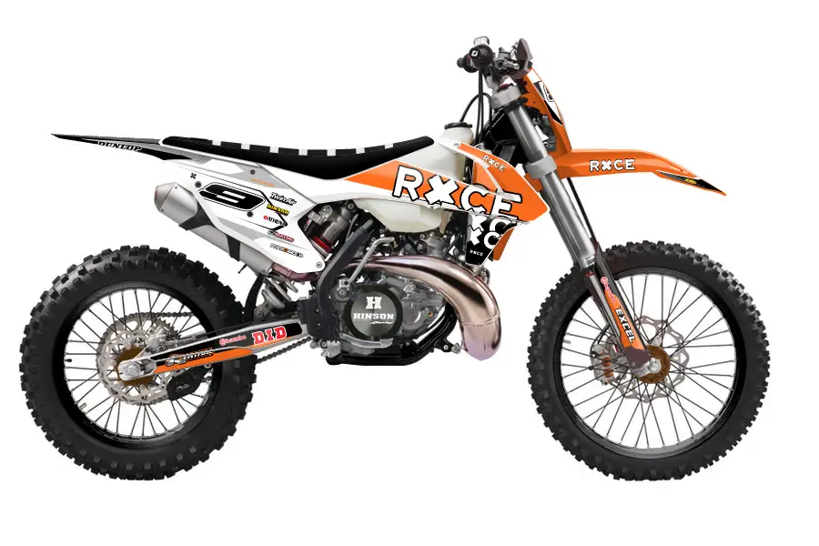 KTM Orange White