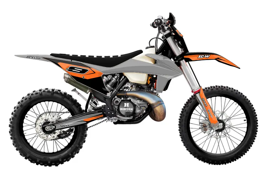 KTM ORANGE BLACK GREY