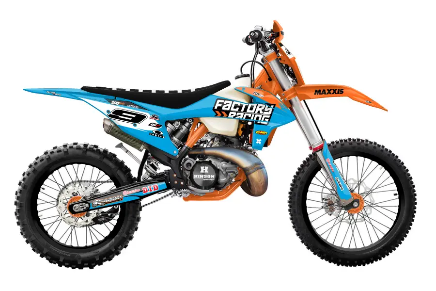 KTM 300 Blue_Orange Design