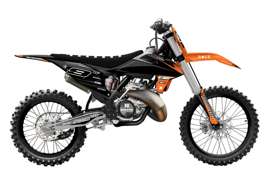 ktm 125 black/orange