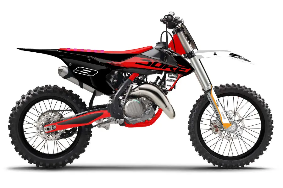 KtmDuke390 Graphics Red