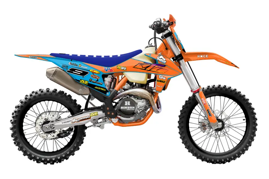 BABY BLUE BACK & MIDDLE