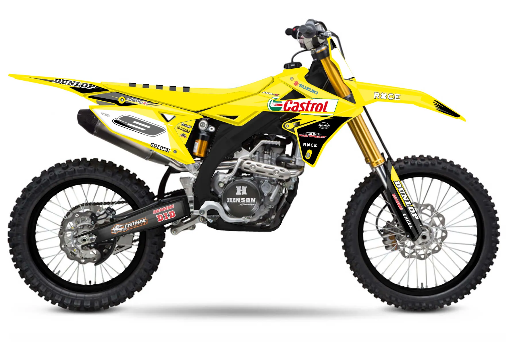 Castrol Motobase Grey — Сбоку