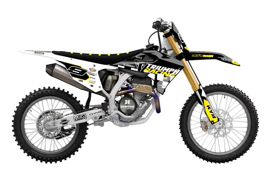 Checkered Flag BLK/WHT/YLW