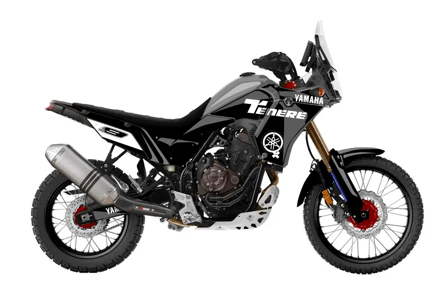 Black with Gray plastics