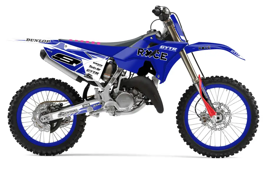 whiteand blu 25 yz250fx