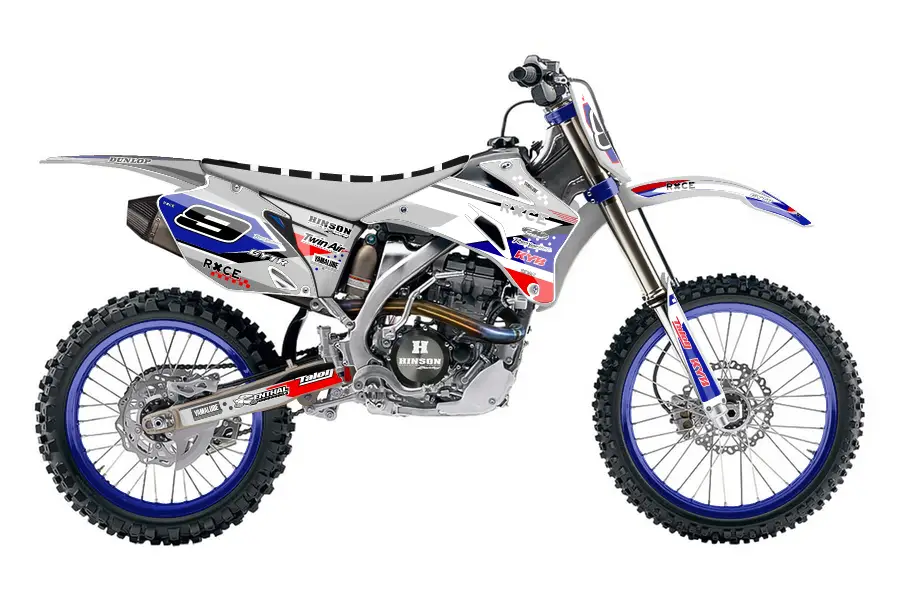2009 Yamaha YZ250F white plastics